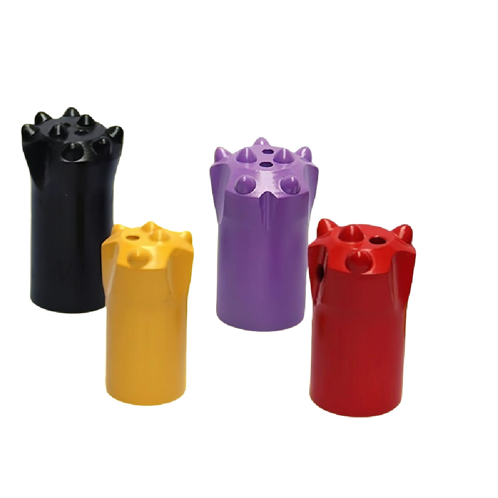 7-Tooth Ball Tooth Drill Bit 40mm, Tunnel Mining Anchor Rod Drilling Bit, Rock Drilling Tool, Mining 38mm Ball Tooth Drill Bit