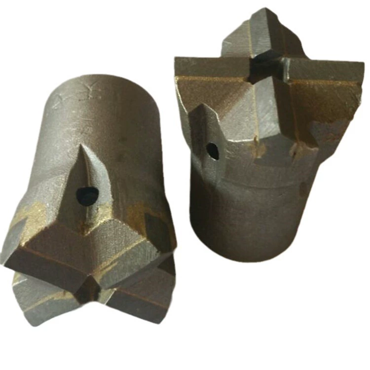32–50mm Cross Carbide Drag Bit for Mining Tunnels